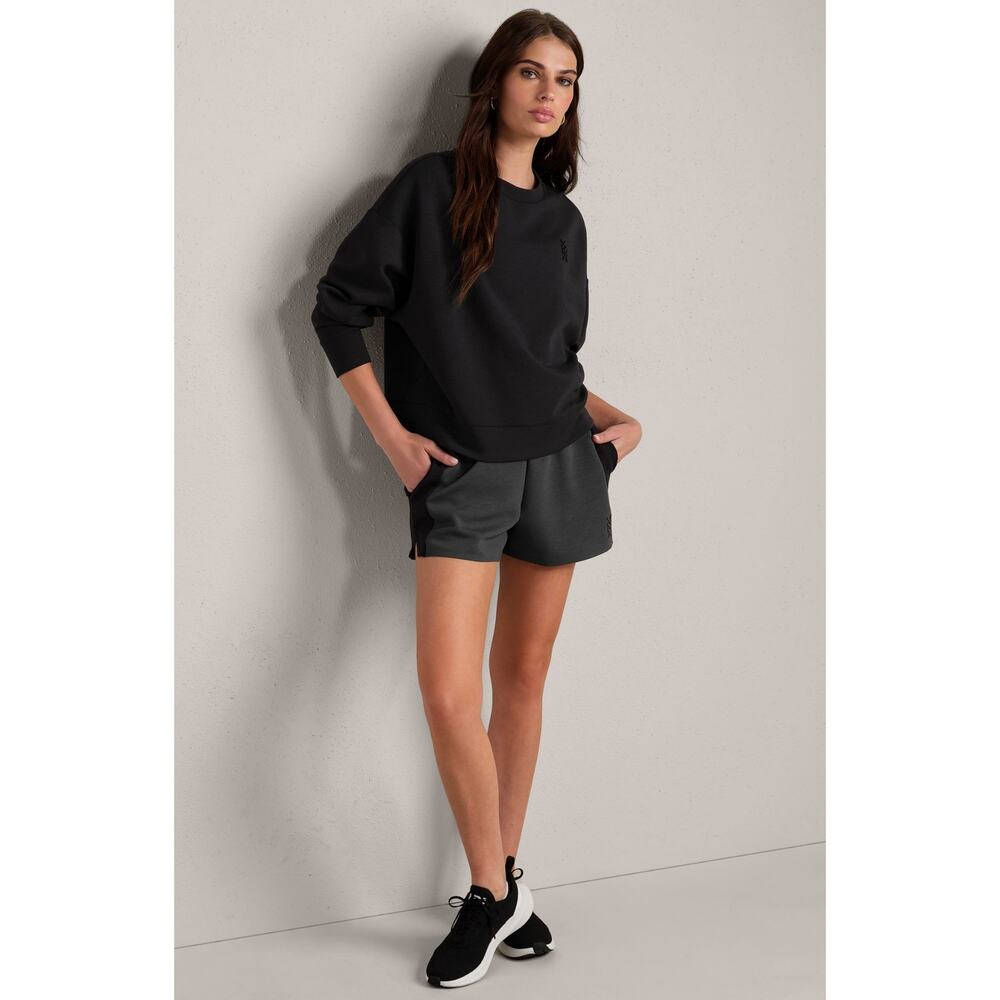 Rhone - DreamGlow Color Block Short in Pure Black - Women's size XL $88 MSRP